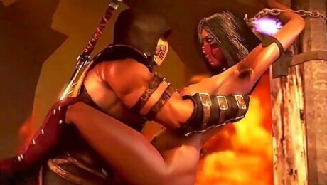 Melina From Mortal Combat Fucked By Scorpio (edited)