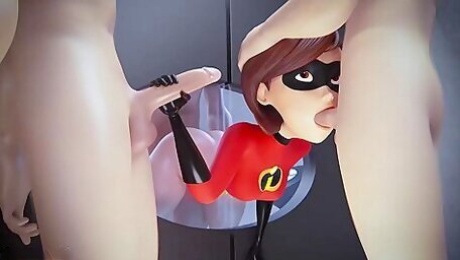 Compilation Of With Nymphomaniac Elastigirl From The Incredibles