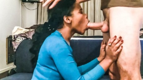 Busty Black Amateur Student Gets A Juicy Hot Grade