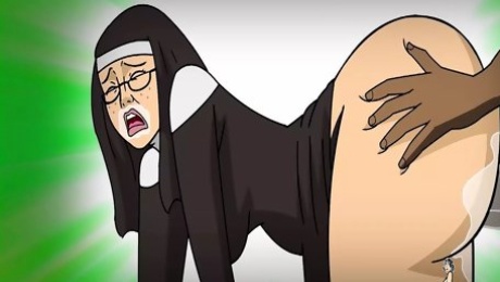 A nun takes BBC in every hole