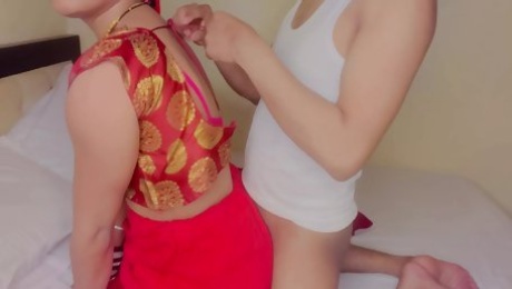 Stepmom with small tits enjoys a hard young cock stepson sautele mummy ne sauteli bete ke saath kya sex Diwali ke din