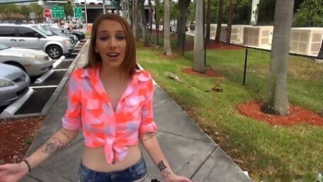 Good brunette with nice tits Chelsea Jade fucked in the missionary pose