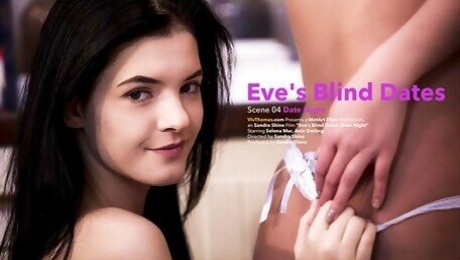 Eve and Anie's erect nipples smut