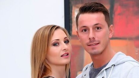 Featuring Luca Bellas brown-haired video