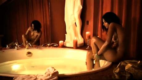Brunettes video with randy goddess from Bollywood Nudes HD